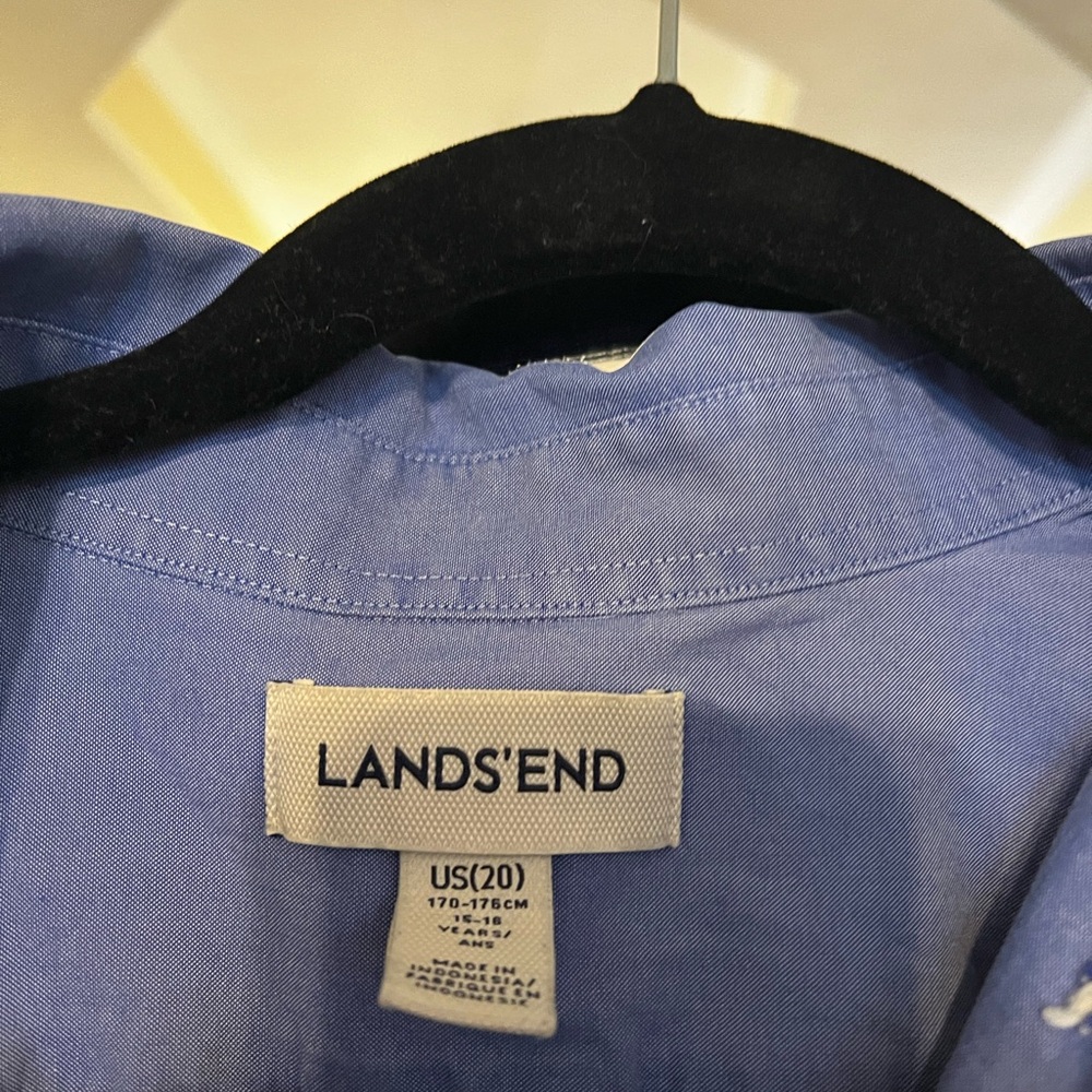 Lands' End Classic Light Blue Shirt